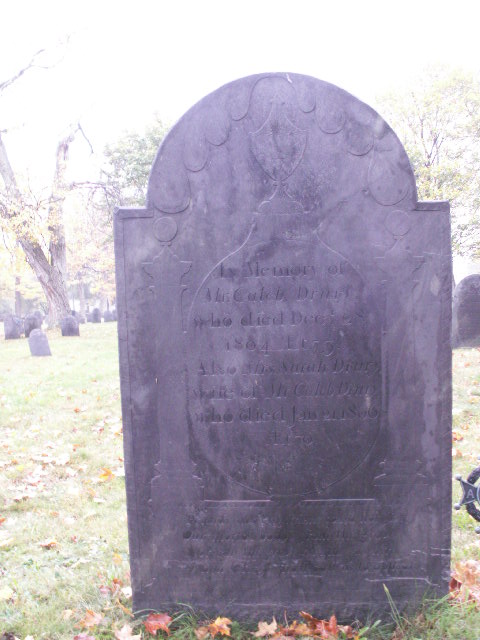 Headstone of Caleb Drury (John O'Bryan)