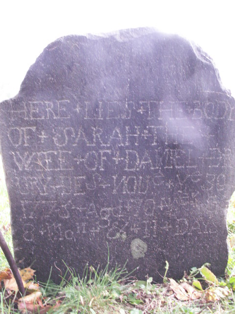 Headstone of Sarah Flagg Drury (John O'Bryan)