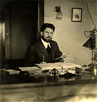 Philip in his office at Dearborn