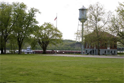 Barge on the Ohio River